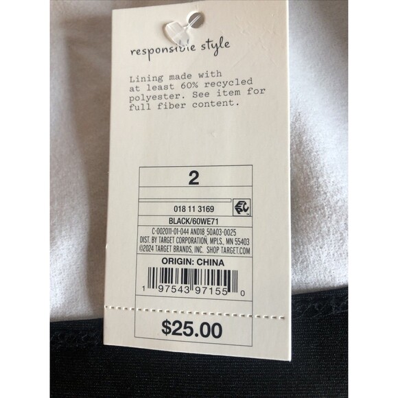 A New Day Women's Size 2 High Rise Eyelet Detail Shorts Black NWT So CUTE!! - Picture 7 of 10